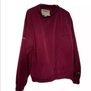 Goretex Tourney Mens Jacket Golf Red / Maroon Waterproof Windproof Vintage